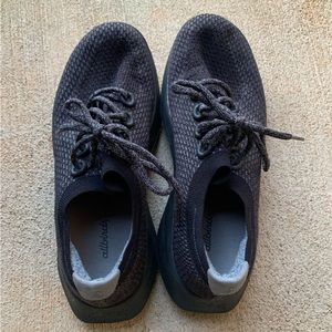 Black All Birds Wool Running Shoes